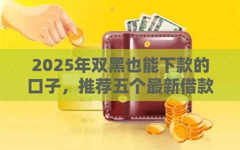 2025年双黑也能下款的口子，推荐五个最新借款平台借钱靠谱