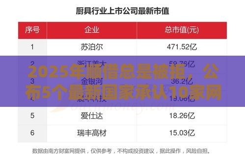 2025年顺借总是被拒，公布5个最新国家承认10家网贷平台
