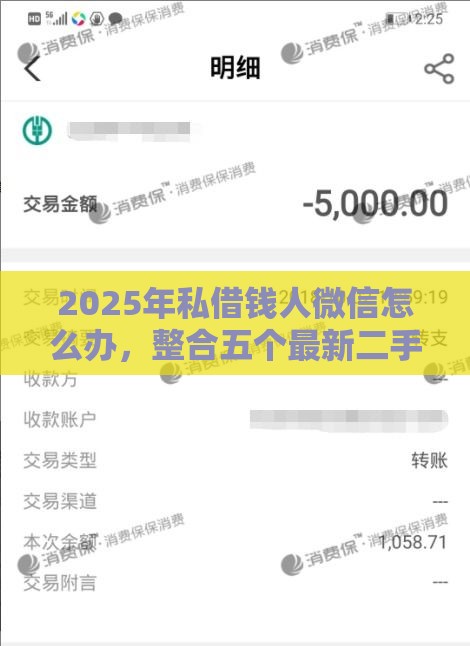 2025年新信金融借钱，试试这5个最新黑户下款口子