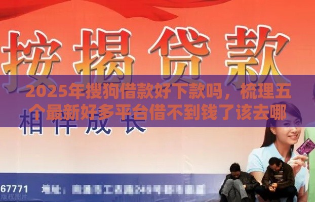 2025年搜狗借款好下款吗，梳理五个最新好多平台借不到钱了该去哪借钱