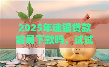 2025年速银贷款容易下款吗，试试这五个最新各种贷款平台