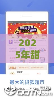 2025年甜橙借钱标准，梳理5个最新花户2025能下款的口子