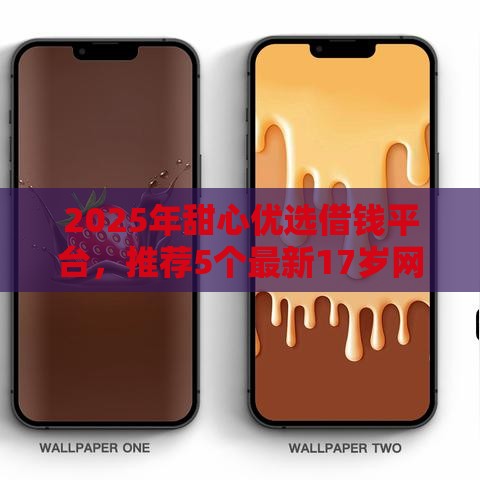 2025年甜心优选借钱平台，推荐5个最新17岁网贷平台