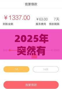 2025年突然有人微信问我借钱，公布5个最新黑户高炮口子下款的2025
