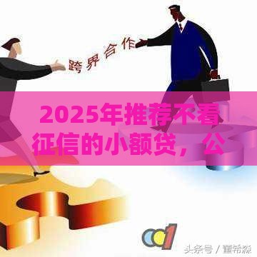 2025年推荐不看征信的小额贷，公布五个最新百度贷款平台