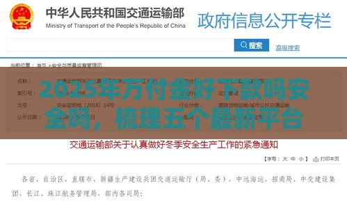 2025年万付金好下款吗安全吗，梳理五个最新平台可以百分百借款网贷