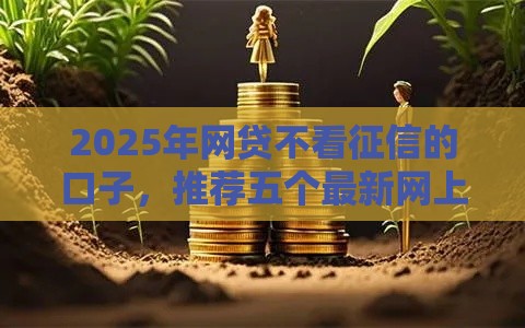 2025年网贷不看征信的口子，推荐五个最新网上小额贷款平台好