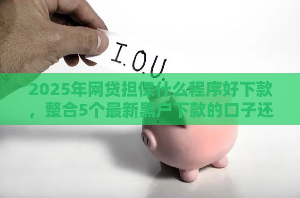 2025年网贷担保什么程序好下款，整合5个最新黑户下款的口子还