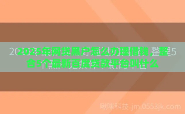 2025年网贷黑户怎么办理借钱，整合5个最新百度贷款平台叫什么
