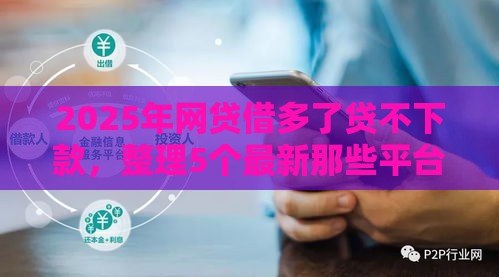 2025年网贷借多了贷不下款，整理5个最新那些平台60—65岁可以借钱