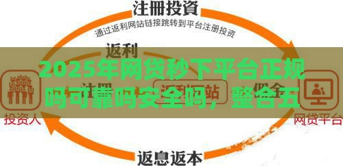 2025年网贷秒下平台正规吗可靠吗安全吗，整合五个最新大的贷款平台