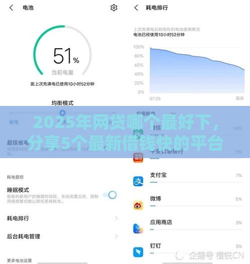 2025年网贷哪个最好下，分享5个最新借钱快的平台