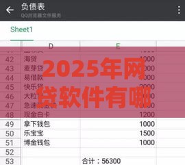 2025年网贷软件有哪些，整理5个最新借1000元7天还的口子
