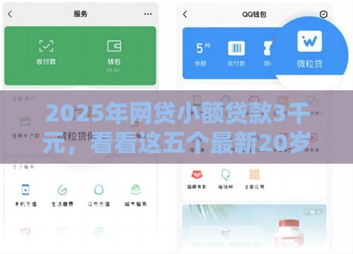2025年网贷小额贷款3千元,看看这五个最新20岁黑户借钱平台秒过小额 2025年网贷小额贷款3千元,看看这五个最新20岁黑户借钱平台秒过小额
