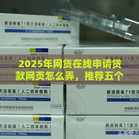 2025年网贷在线申请贷款网页怎么弄，推荐五个最新网贷口子大全平台