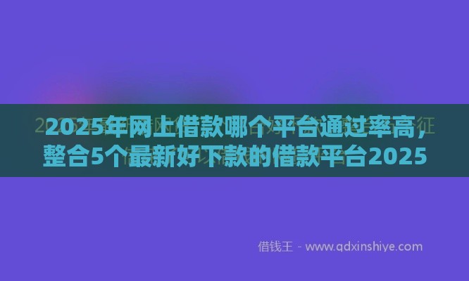 2025年网上借款哪个平台通过率高，整合5个最新好下款的借款平台2025