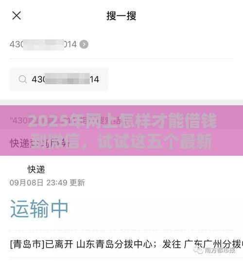 2025年网上怎样才能借钱到微信，试试这五个最新有什么好贷款的平台