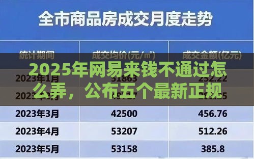 2025年网易来钱不通过怎么弄，公布五个最新正规的借钱平台