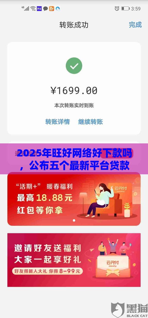 2025年旺好网络好下款吗，公布五个最新平台贷款被骗了怎么办