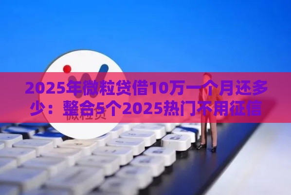 2025年微粒贷借10万一个月还多少：整合5个2025热门不用征信的贷款平台