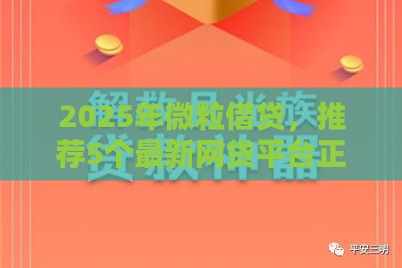 2025年微粒借贷，推荐5个最新网贷平台正规利息低