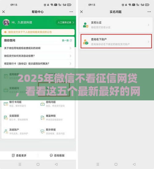 2025年微信不看征信网贷，看看这五个最新最好的网贷平台