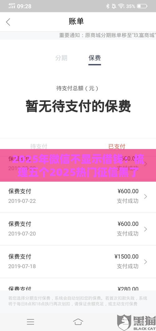 2025年微信不显示借钱：梳理五个2025热门征信黑了还能借钱的平台