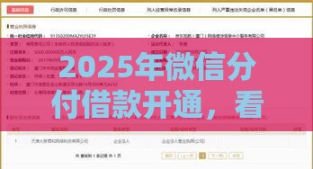 2025年微信分付借款开通，看看这五个最新网贷平台倒闭名单