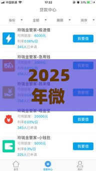 2025年微信分付借钱划算吗，推荐五个最新贷款新口子