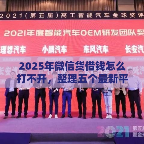 2025年微信货借钱怎么打不开，整理五个最新平台借钱