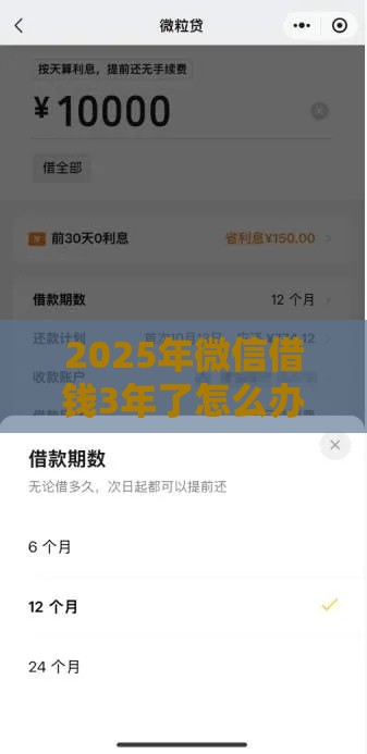2025年微信借钱3年了怎么办，公布5个最新平台能不查征信直接看出来借款额度