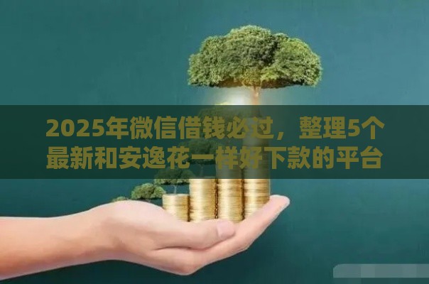 2025年微信借钱必过，整理5个最新和安逸花一样好下款的平台
