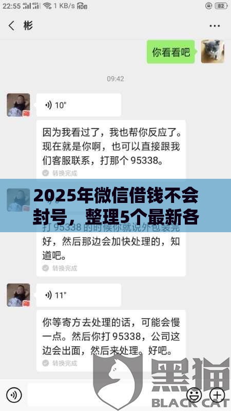 2025年微信借钱不会封号，整理5个最新各种黑还能下款的口子