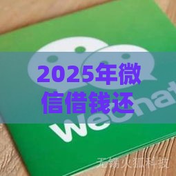 2025年微信借钱还不了，试试这5个最新小微企业贷款平台