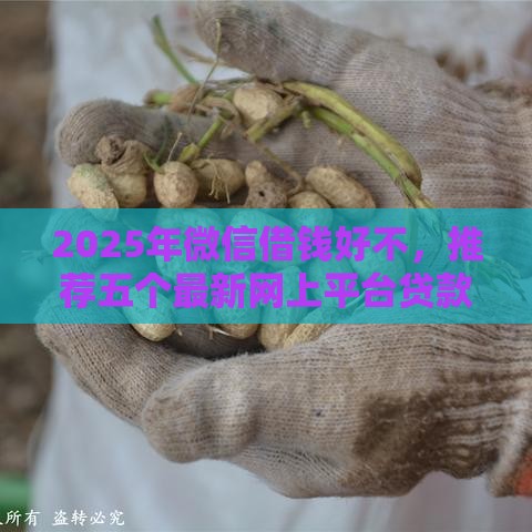 2025年微信借钱好不，推荐五个最新网上平台贷款