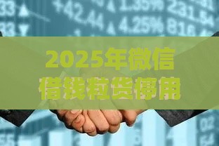 2025年微信借钱粒货停用，看看这5个最新平台贷款可靠