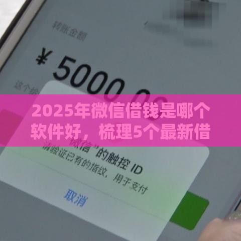 2025年微信借钱是哪个软件好，梳理5个最新借款平台借钱靠谱