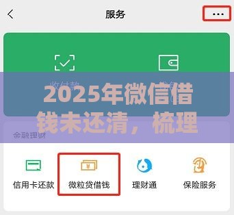 2025年微信借钱未还清，梳理5个最新不看征信和负债的贷款平台