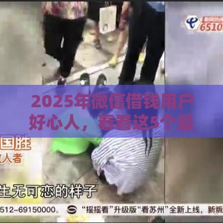 2025年微信借钱用户好心人，看看这5个最新苏州贷款平台