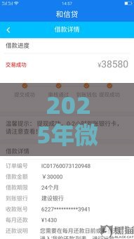 2025年微信借钱怎么支付，推荐5个最新征信呆账黑户贷款平台
