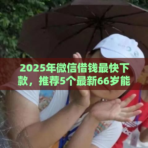 2025年微信借钱最快下款，推荐5个最新66岁能贷款的平台