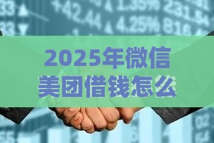 2025年微信美团借钱怎么不能借了，试试这5个最新十大贷款平台