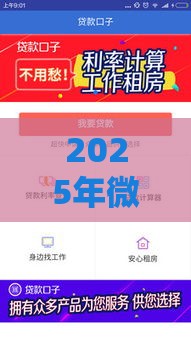 2025年微信米粒借贷，整合五个最新黑户贷款的口子必下