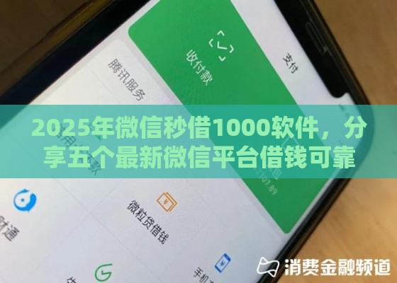 2025年微信秒借1000软件，分享五个最新微信平台借钱可靠