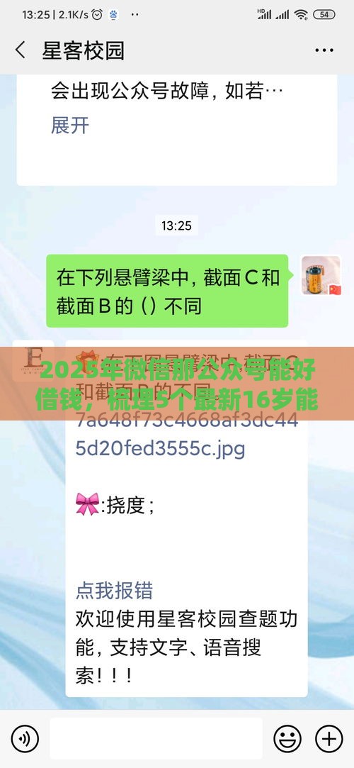 2025年微信那公众号能好借钱，梳理5个最新16岁能贷款的平台