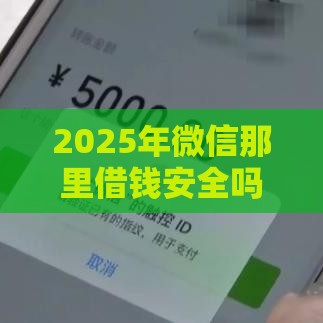 2025年微信那里借钱安全吗，公布五个最新利息低的正规贷款平台