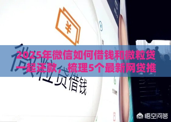 2025年微信如何借钱和微粒贷一起还款，梳理5个最新网贷推广平台