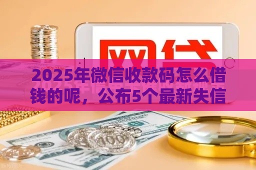 2025年微信收款码怎么借钱的呢，公布5个最新失信被执行人能贷款的口子