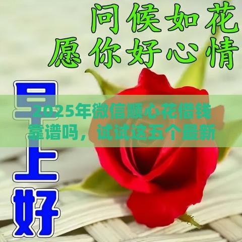 2025年微信顺心花借钱靠谱吗，试试这五个最新比较好借钱的平台