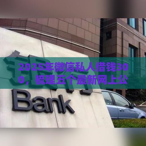2025年微信私人借钱300，梳理五个最新网上公积金贷款平台